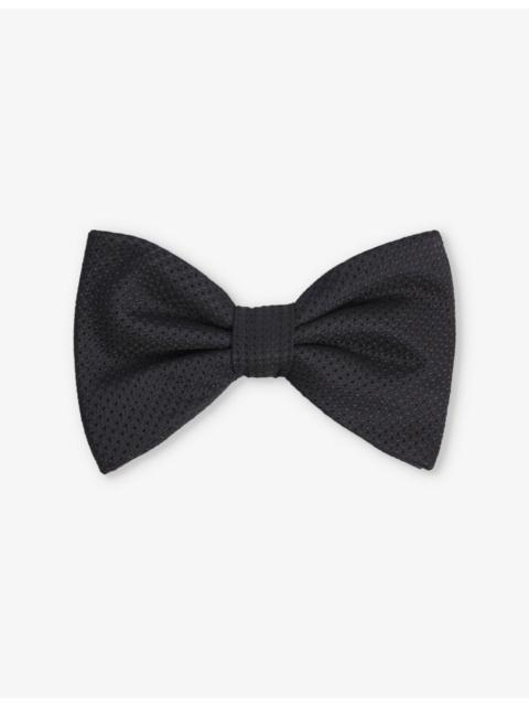 HUGO Patterned Jacquard Silk Bow Tie