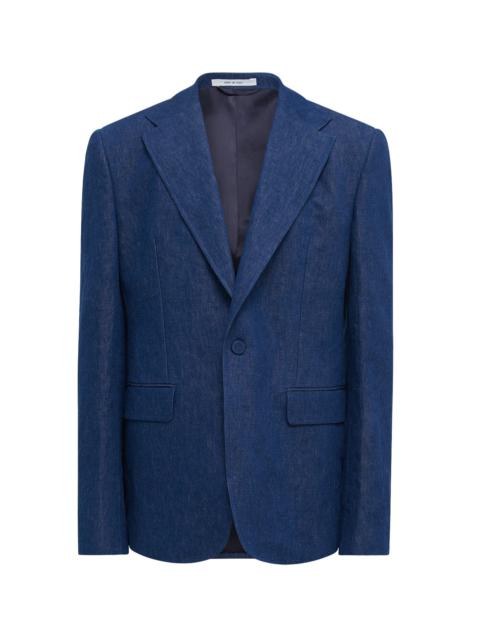 GABRIELA HEARST Leiva Blazer in Recycled Cotton Linen Denim