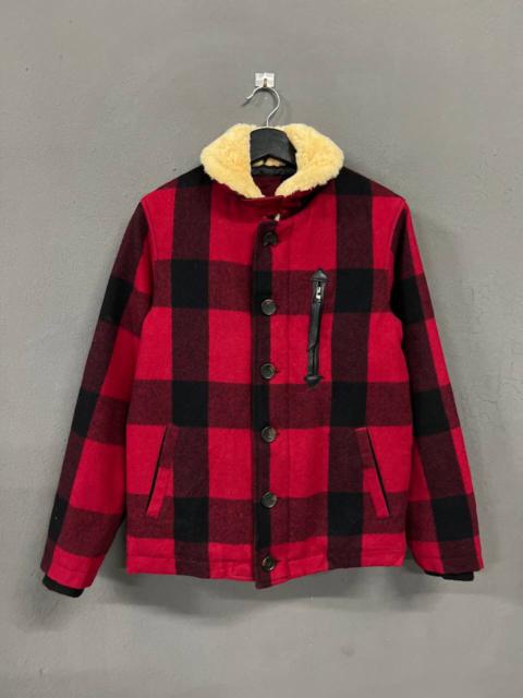 Other Designers Japanese Brand - UNITED SPORTS OF AMERICA JACKET SHERPA COLLAR