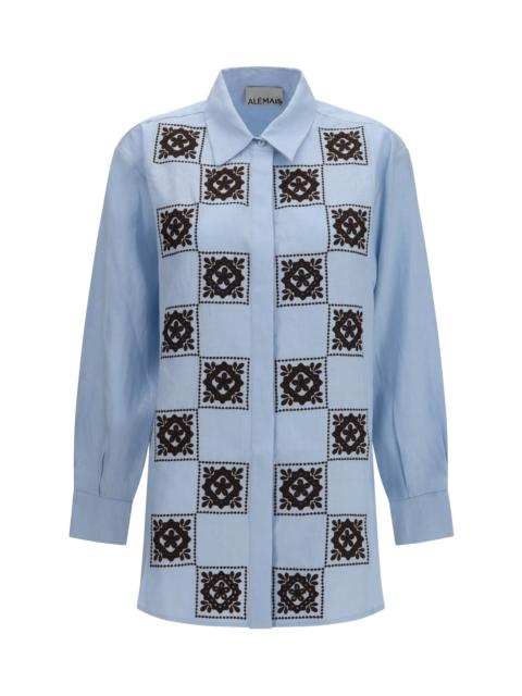 ALÉMAIS Alemais Grace Shirt Pale Blue
