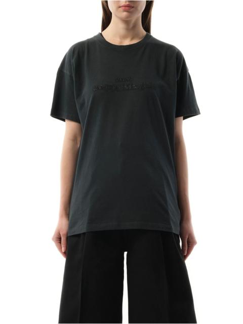 Maison Margiela Memory of Reverse Logo T-Shirt in Vintage Black