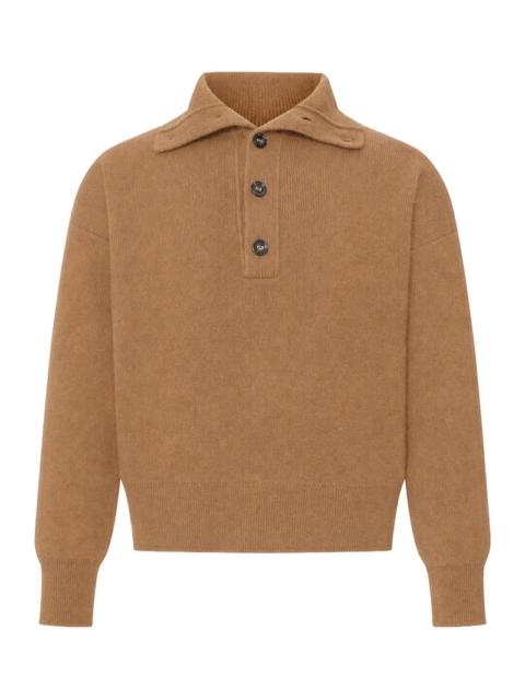 AMI Paris Ami Paris Men Wool Sweater With Polo Collar
