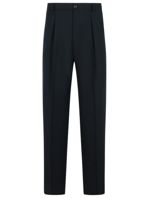 Dries Van Noten Dries Van Noten 'Penrud' Straight Black Wool Pants Men