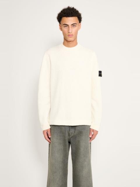Stone Island STONE ISLAND FANCY YARN CREWNECK IVORY