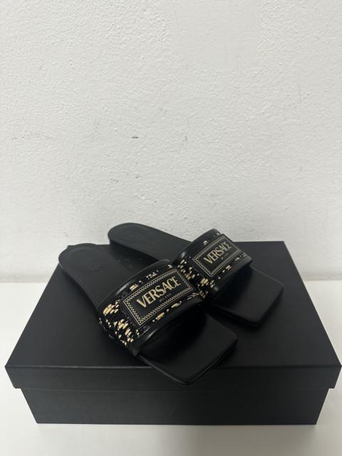 VERSACE Versace Theia Barocco Flat Sandals