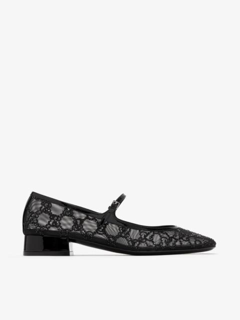 GUCCI Gucci GG Crystal Ballet Flats