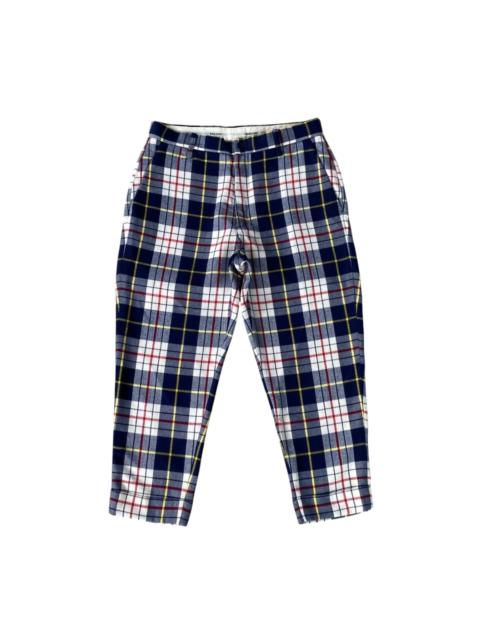 ISSEY MIYAKE Vintage Ne-net Issey Miyake Plaid Tapered Pants Dance Punk/Streetwear/Japanese Archive designer Kazu