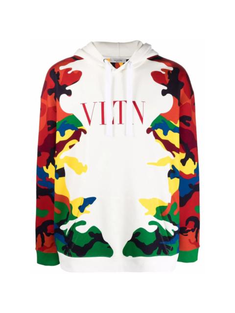 Valentino Valentino Garavani Camou7 Print Hoodie