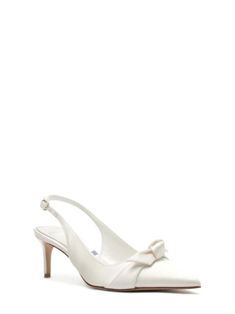 ALEXANDRE BIRMAN Alexandre Birman Clarita Classic Pointed Toe Slingback Pump in Bianco at Nordstrom