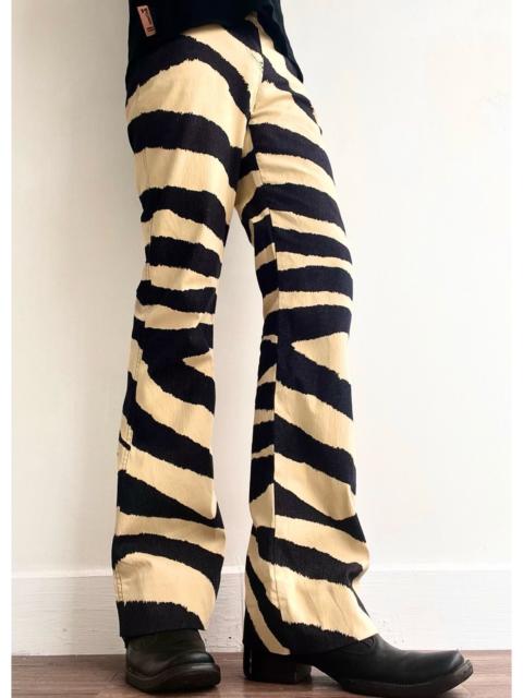 Moschino 00s Moschino Zebra Flared Pants
