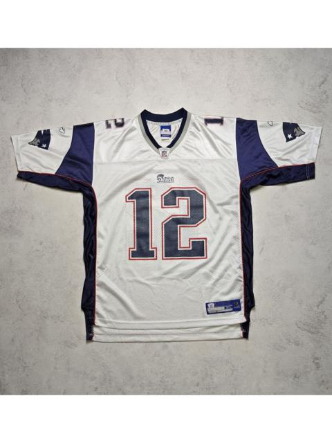 Reebok Vintage Reebok New England Patriots Tom Brady 12 NFL Jersey
