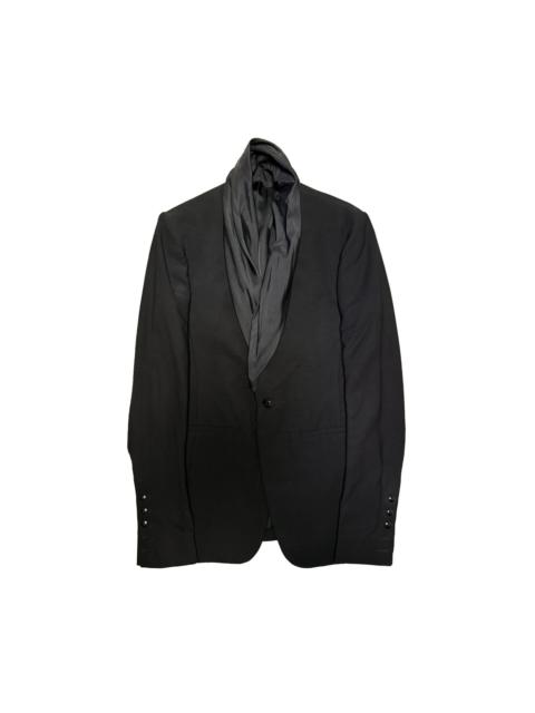 Rick Owens Rick Owens Mainline Shawl-Collar Wool Beige Suit