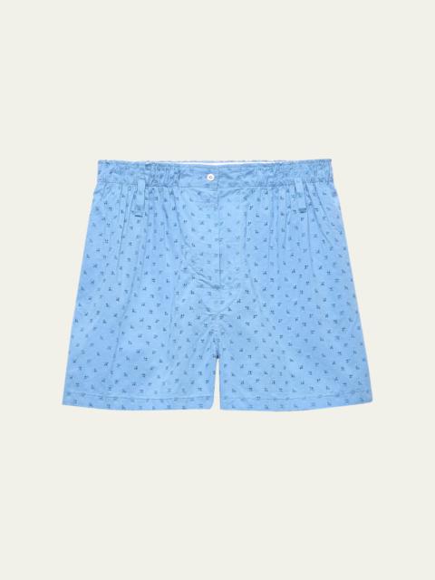 Floral Eyelet Poplin Shorts