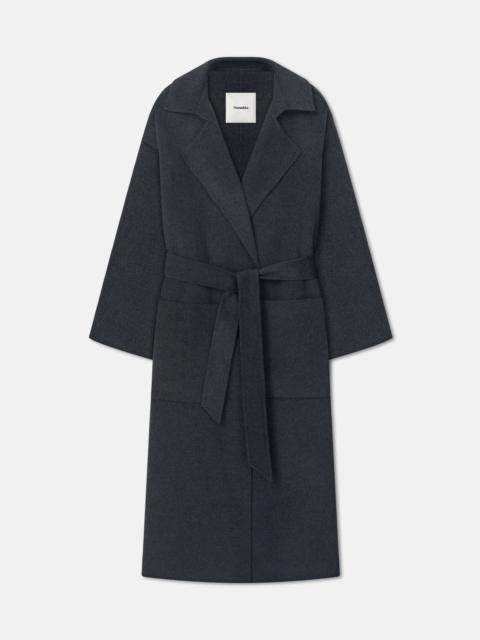 Nanushka Double Wool Robe Coat