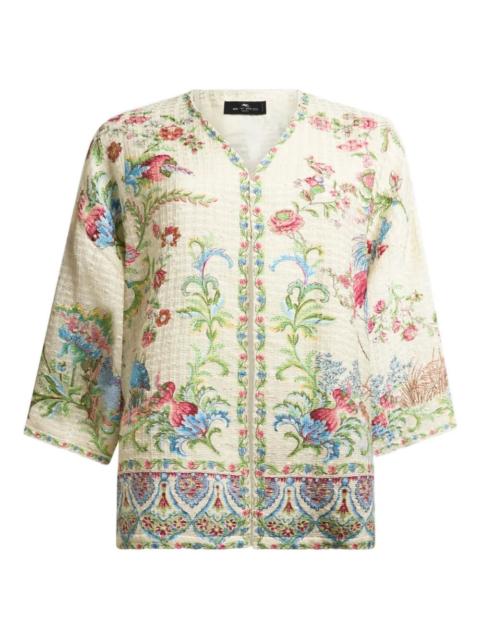 Etro `Kesa` Jacket With Side Slits