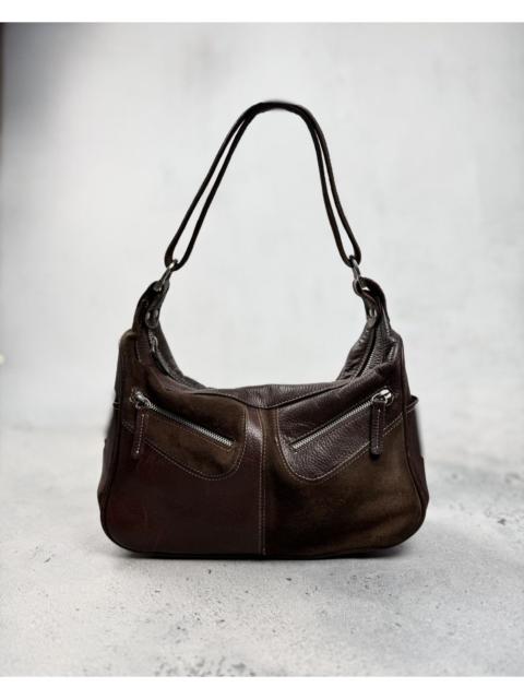 Tod's Tod's Micky Vintage Leather Suede Hobo Shoulder Italy Bag