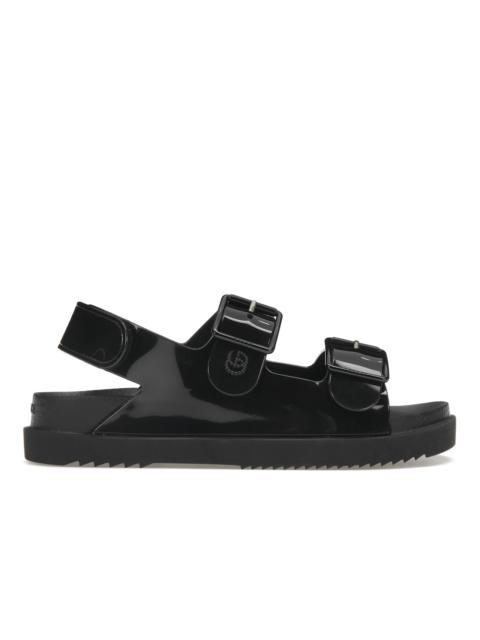 GUCCI Gucci Mini Double G Sandal Black Rubber