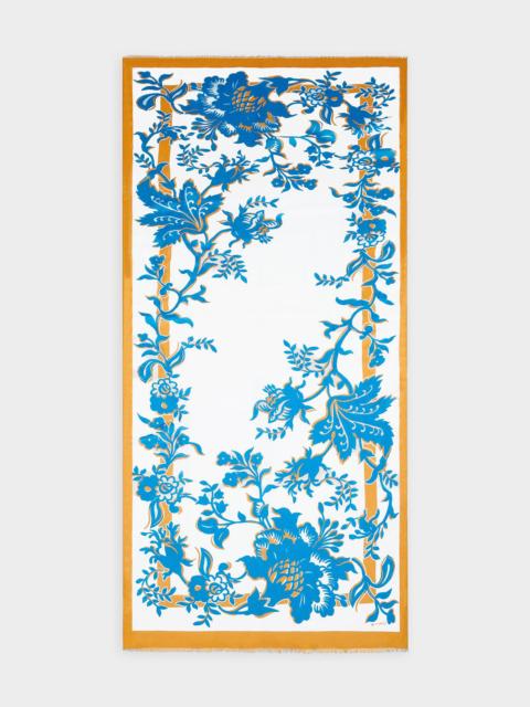 Etro Paisley Cotton & Silk Scarf