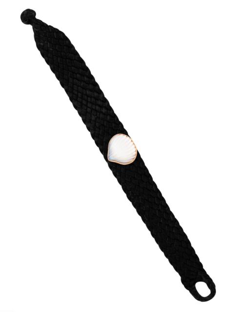 DEZSO Classic Anadara Pearl Leather Bracelet