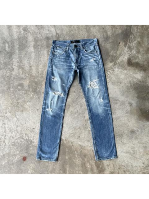 Other Designers Japanese Brand - Vintage Back Number Faded Distressed Denim Jeans Pants W31