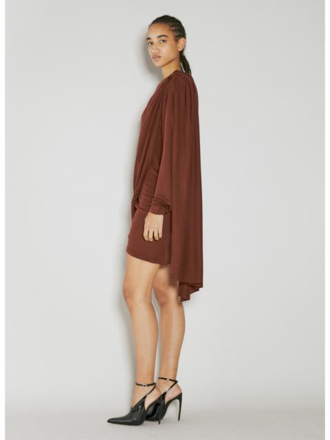 SAINT LAURENT Saint Laurent Women Draped Wool Dress