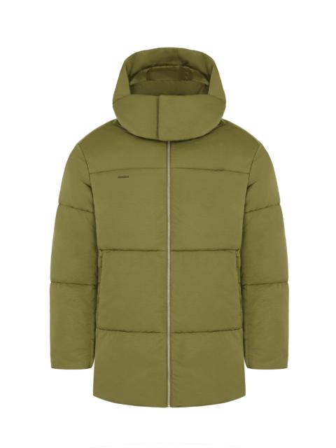 PANGAIA Women's DNA Flower-Warmth Long Puffer - Highland Green