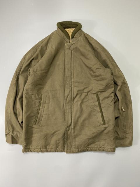 SOPHNET. Sophnet Faux Fur Soft Denim Bomber Jacket