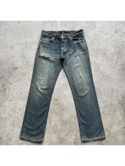 Other Designers W33💥 Vintage Wrangler Faded Distressed Denim Jenas Pants