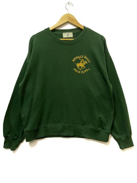Other Designers Beverly Hills Polo Club - Beverly Hill Polo Club Embroidered Sweatshirt Green