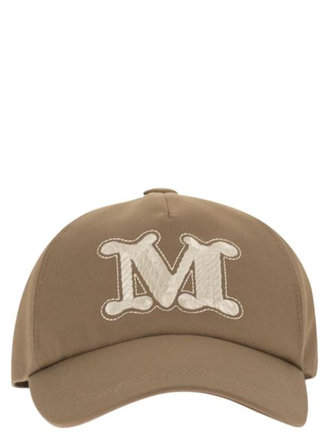 Max Mara Maxmara Women Mxaribaldo - Water-Repellent Gabardine Baseball Cap