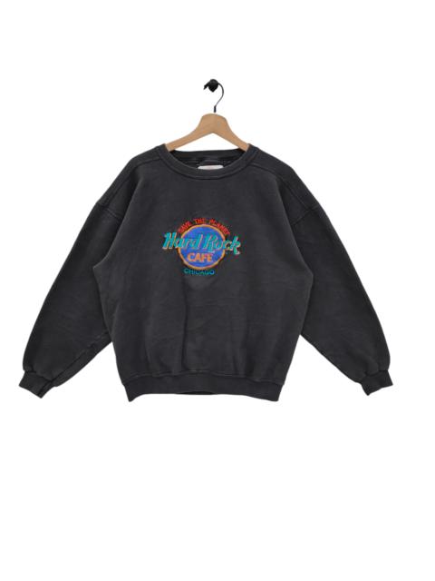 Other Designers Hard Rock Cafe × Vintage - Vintage 90s Hard Rock Cafe Chicago Sweatshirt