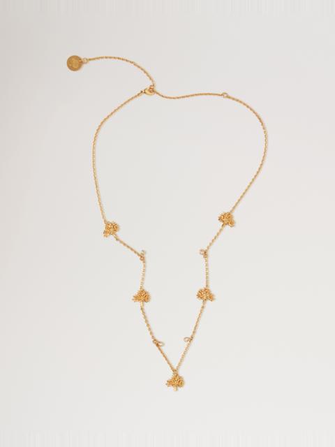 Mulberry Mulberry Tree Charm Necklace
Gold Plated Brass