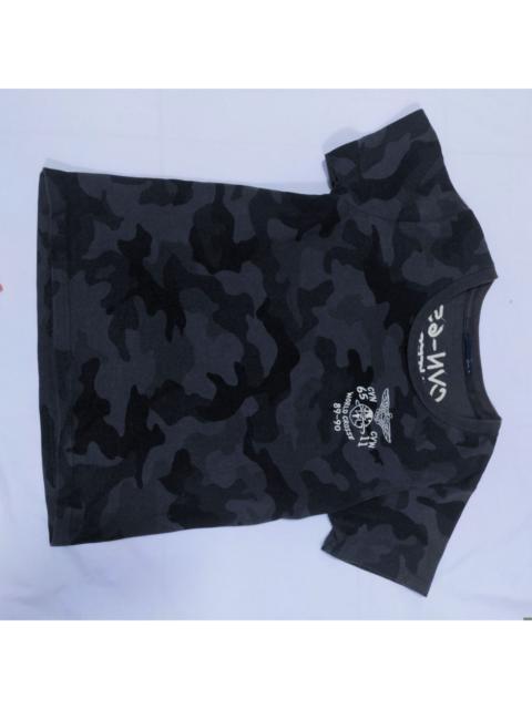 Other Designers Usn - Avirex US Navy Embroidered Camo Womens Heavy Cotton T-Shirt