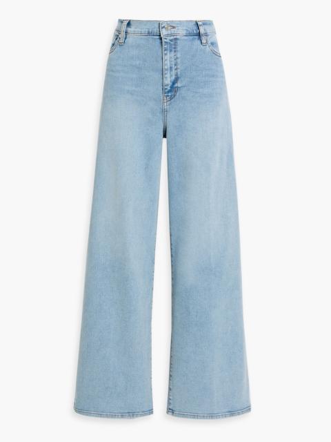FRAME Le Slim Palazzo high-rise wide-leg jeans