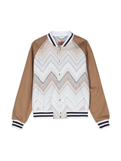Missoni CHEVRON-JACQUARD TOWELLY BOMBER JACKET
