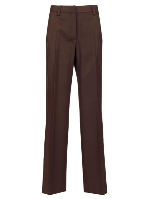 Off-White Off-White Women Wool Wide Leg Trousers