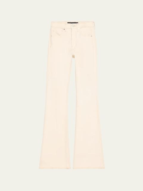 VERONICA BEARD Beverly High-Rise Skinny Flare Jeans