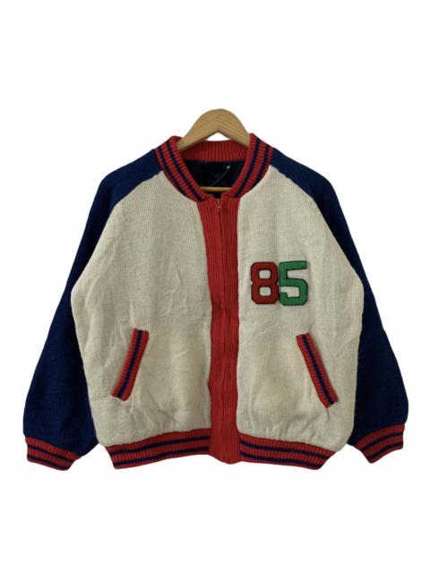 Other Designers Japanese Brand Wool Knit Varsity Jacket