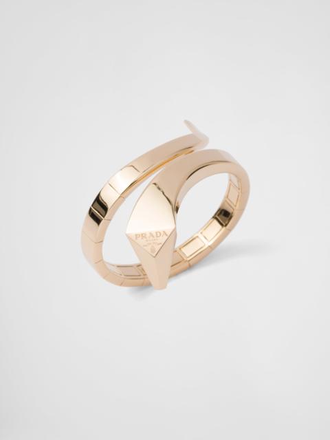 Prada Eternal Gold snake bracelet in yellow gold