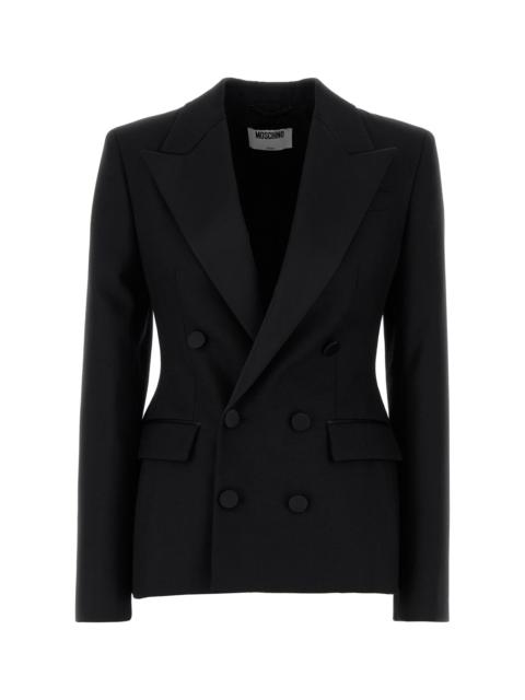 Moschino Black wool blazer