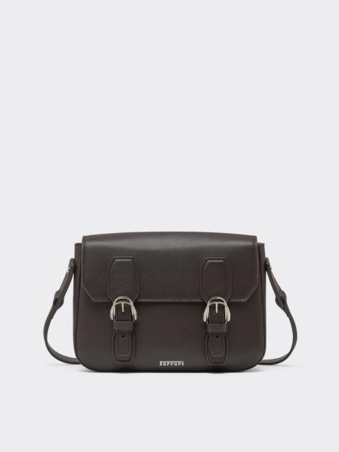 Ferrari Messenger bag in grenade leather