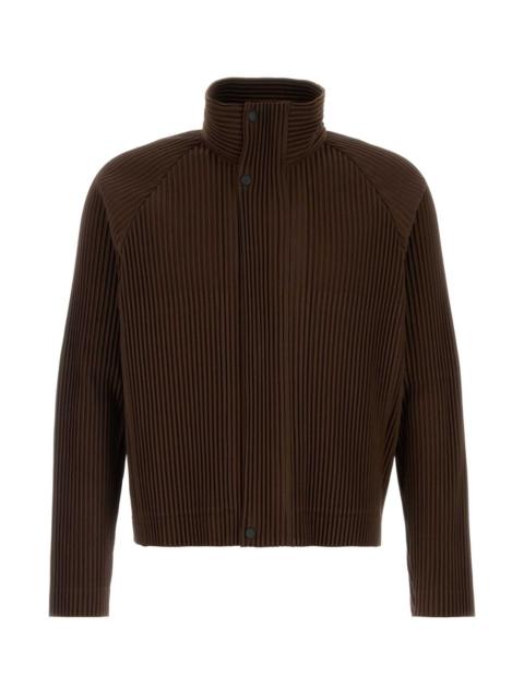 ISSEY MIYAKE Homme Plisse' Issey Miyake Men Chocolate Polyester Sweatshirt