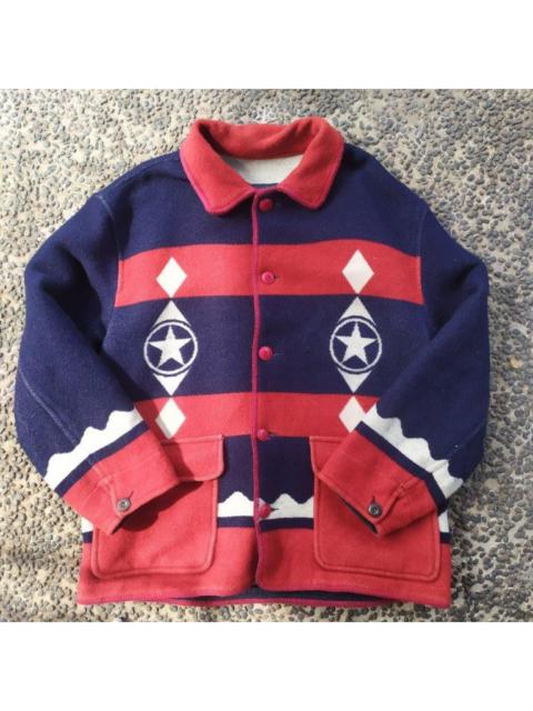 Vintage United Colors Of Benetton Fleece Wool Duffle Coat