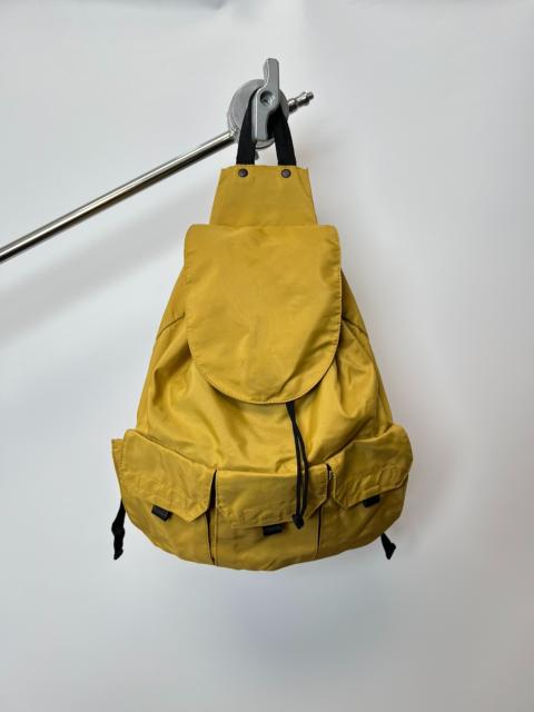 Yohji Yamamoto Yohji Yamamoto Egg Yellow Patchwork Leather Backpack