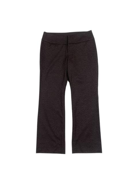 ISSEY MIYAKE Issey Miyake HaaT Pinstripe Wool Blend Cropped Pants