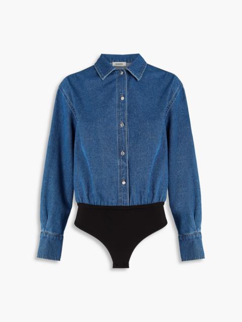 Sandro Denim bodysuit