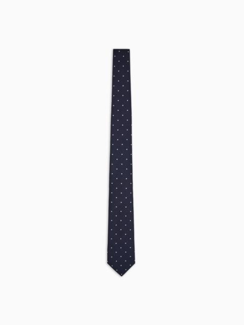 GIORGIO ARMANI JACQUARD SILK TIE