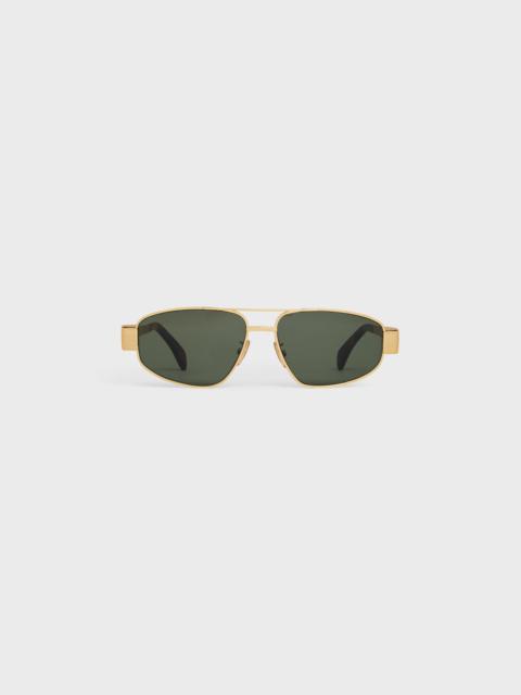 CELINE Triomphe Metal 03 Sunglasses in Metal