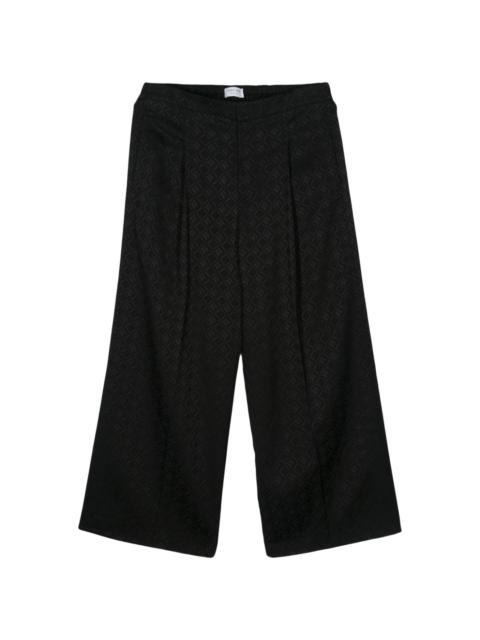 Moon Diamant-jacquard trousers