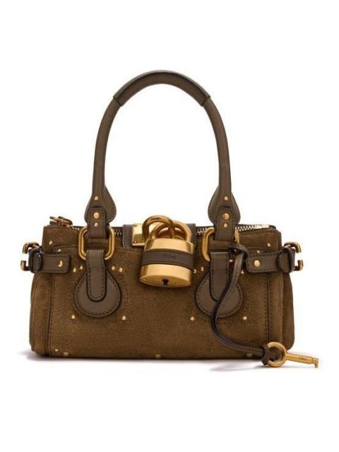 Chloé CHLOE Paddington Deep Khaki Shoulder Bag New & Authentic